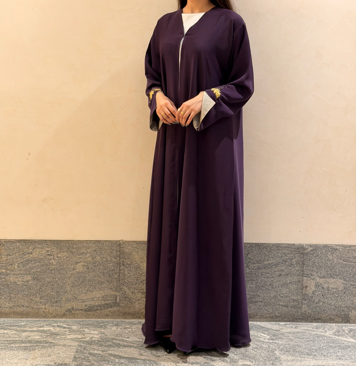 Lavender Grape Abaya