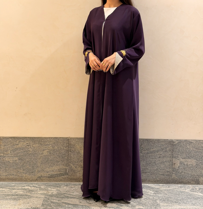 Lavender Grape Abaya