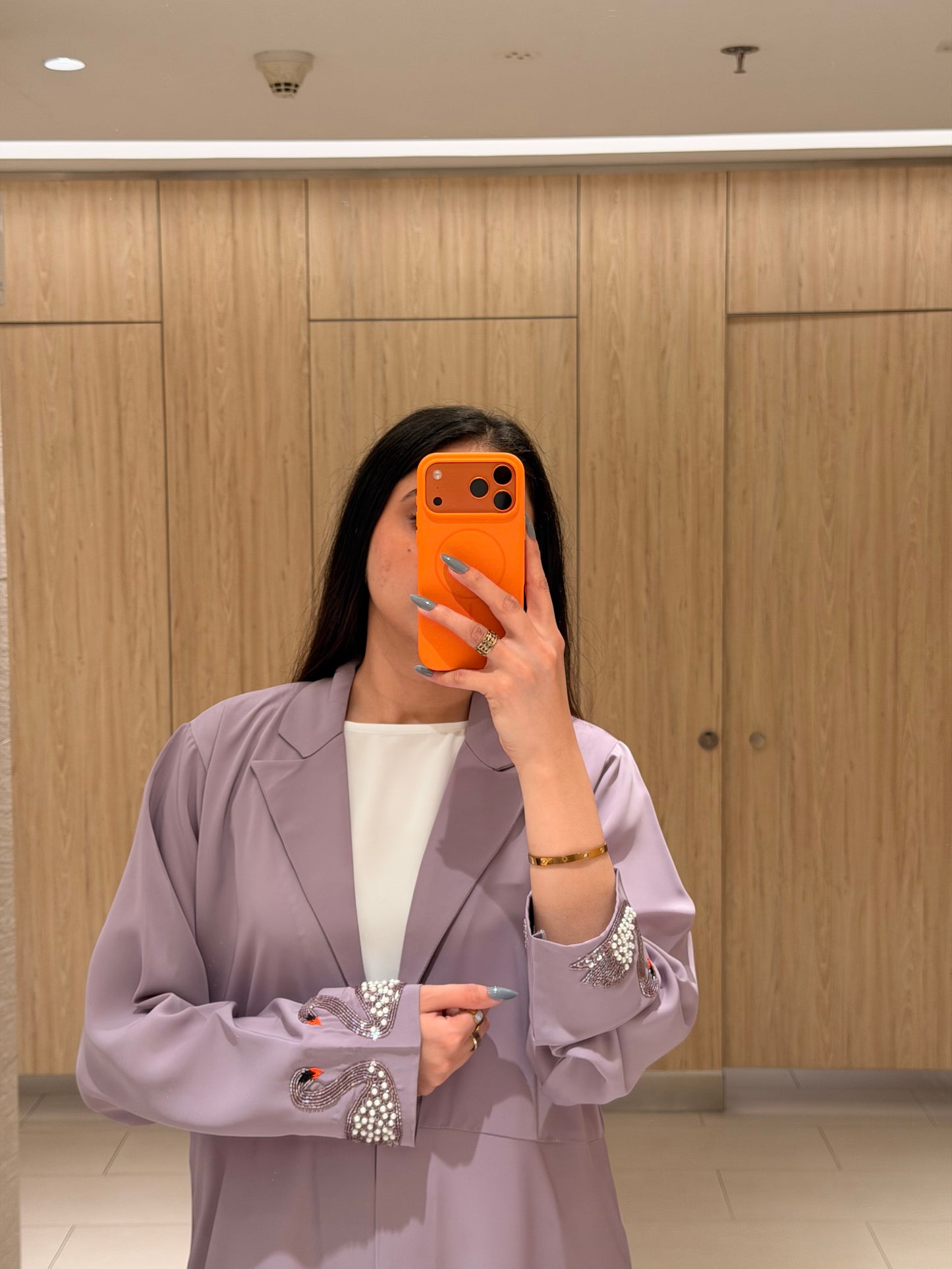 Swan Blazer Abaya
