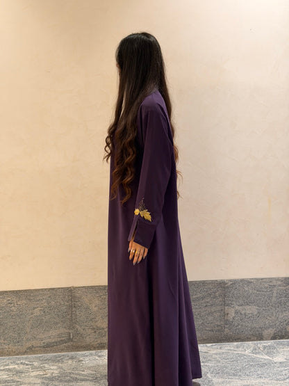 Lavender Grape Abaya