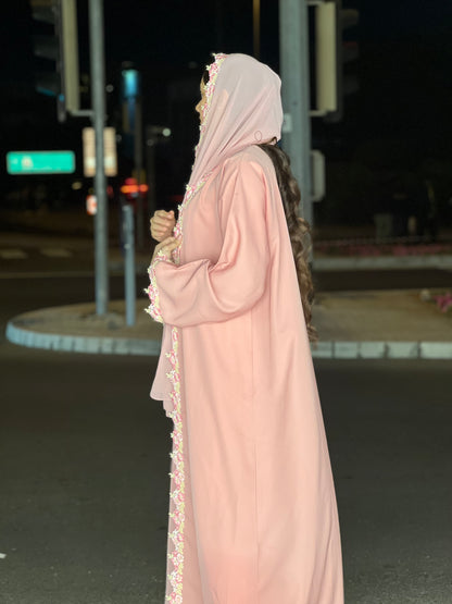 Floral Lace Abaya